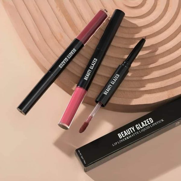 Beauty Glazed 2 In 1 Matte Lipliner & Lipstick – Samparko Store - Image 3